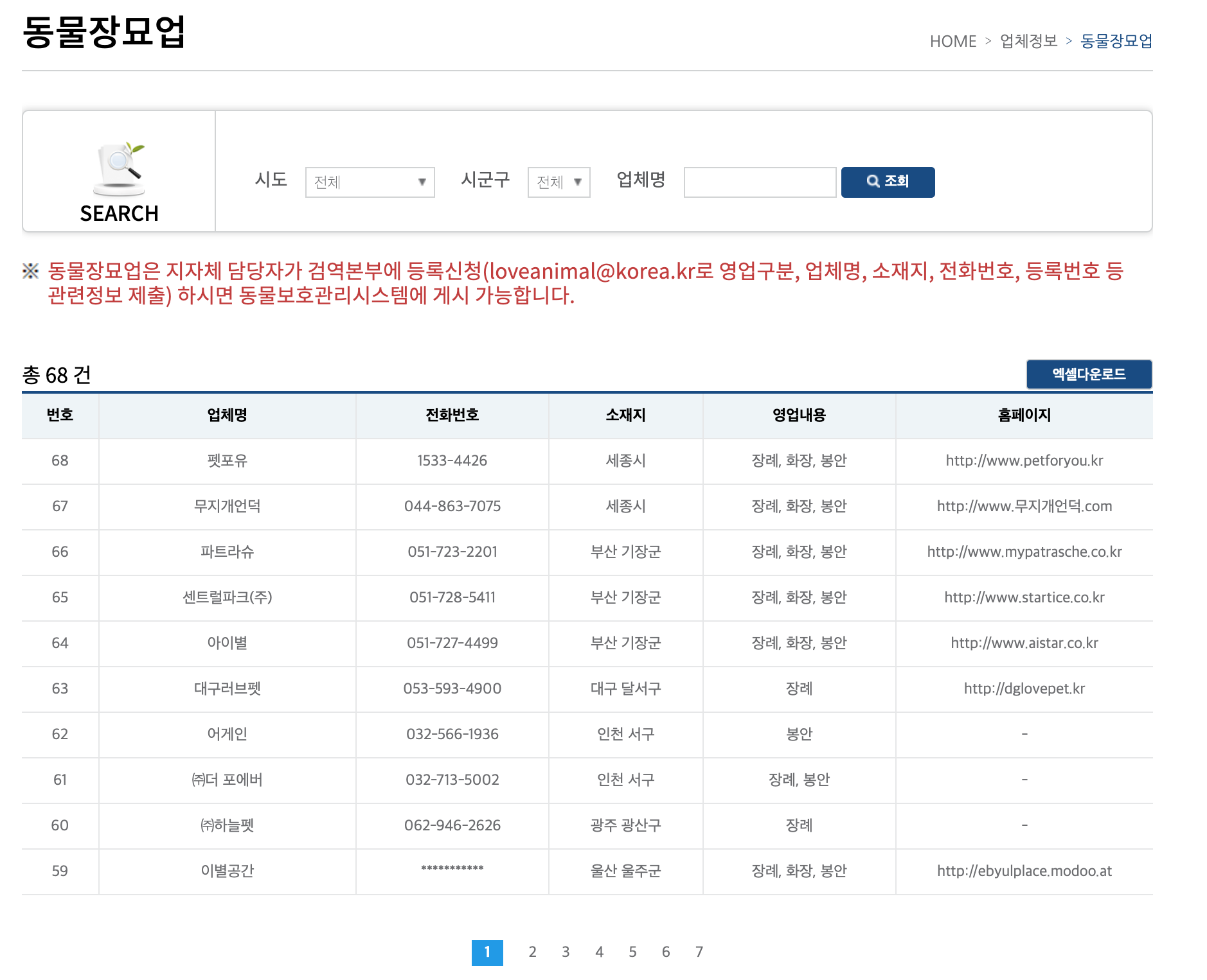 반려동물 화장터