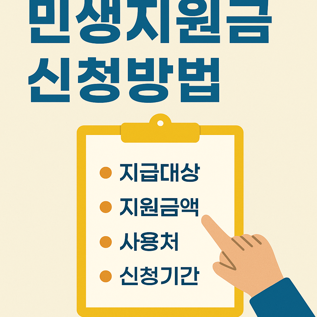 민생지원금 신청