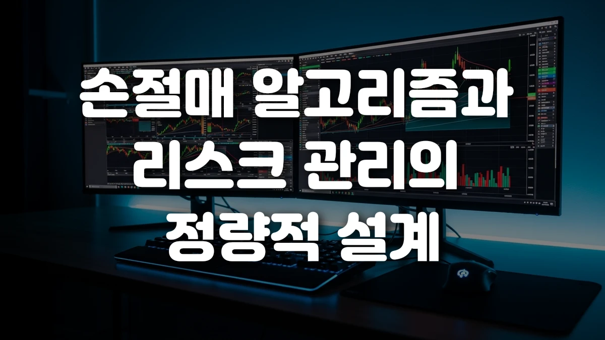 손절매 알고리즘과 리스크 관리의 정량적 설계