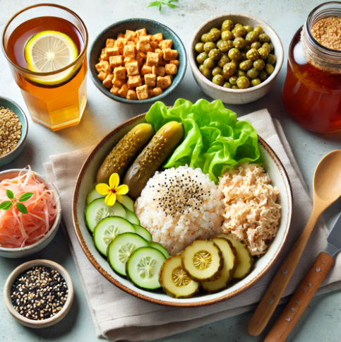 장 건강 좋은 발효 식품 음식 효능 관련 사진