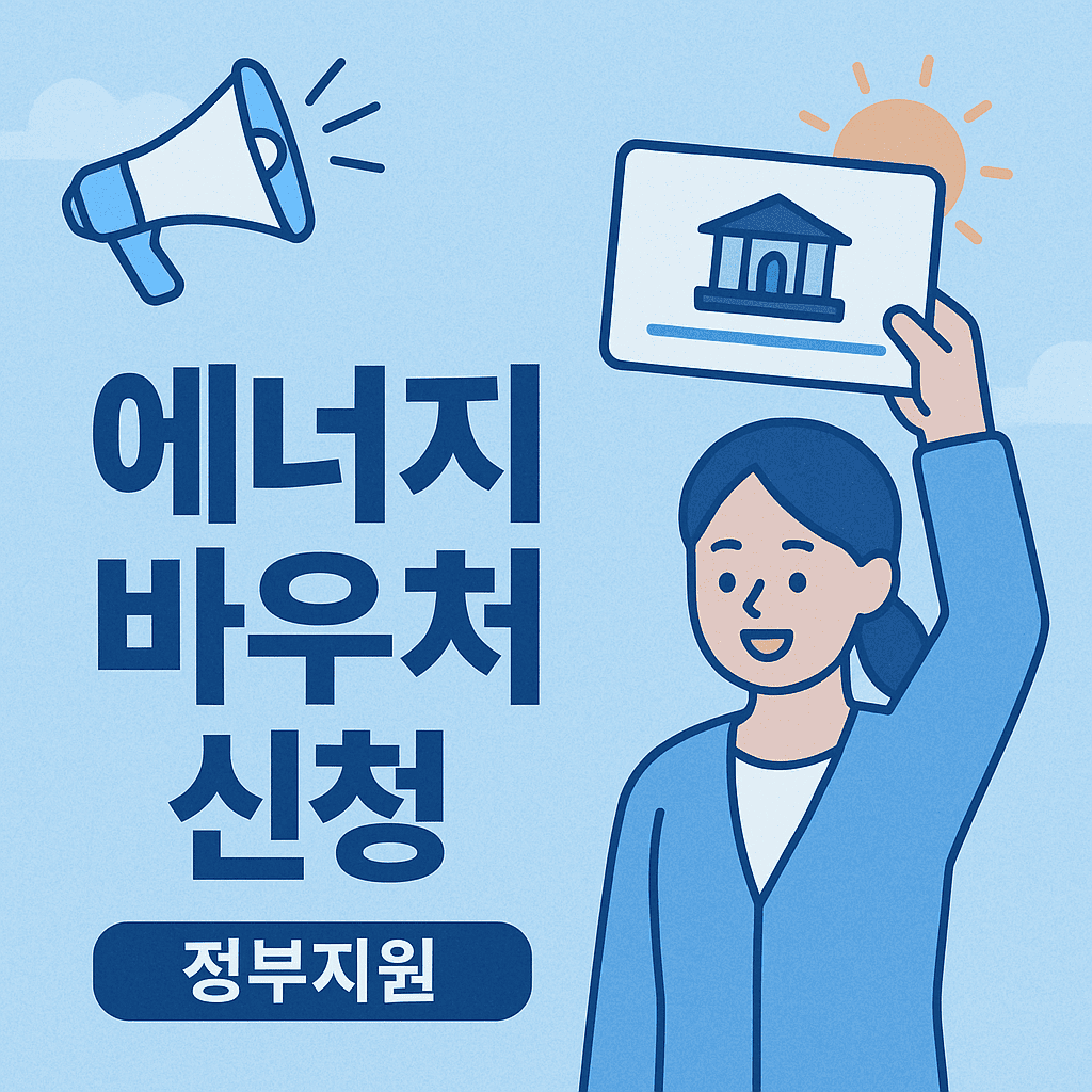 2025 에너지바우처 신청방법 및 자격 총정리