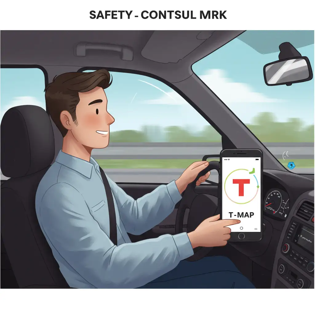 티맵 안전운전 점수 확인 방법