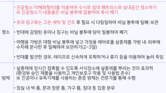 빈대 물린 자국 퇴치제