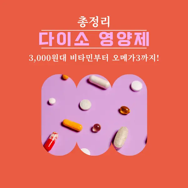 다이소 영양제