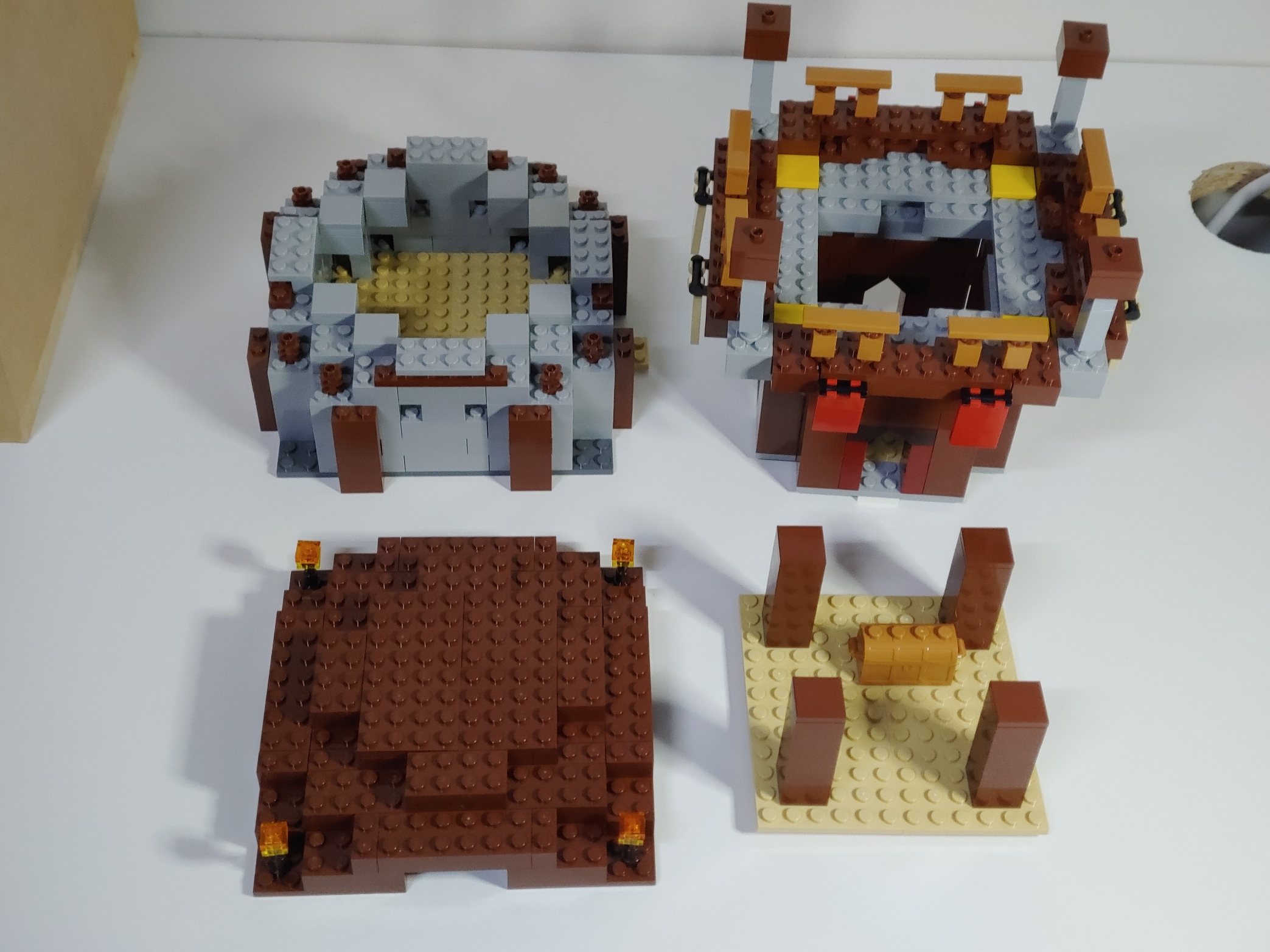 약탈자 전초기지 감시탑 창작 - 층별 분리