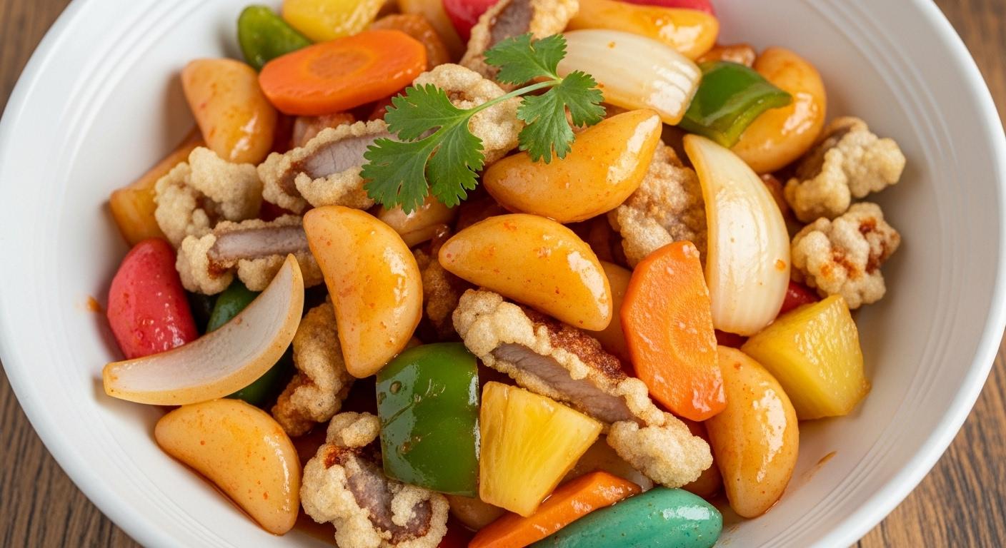 새콤달콤 송편탕수