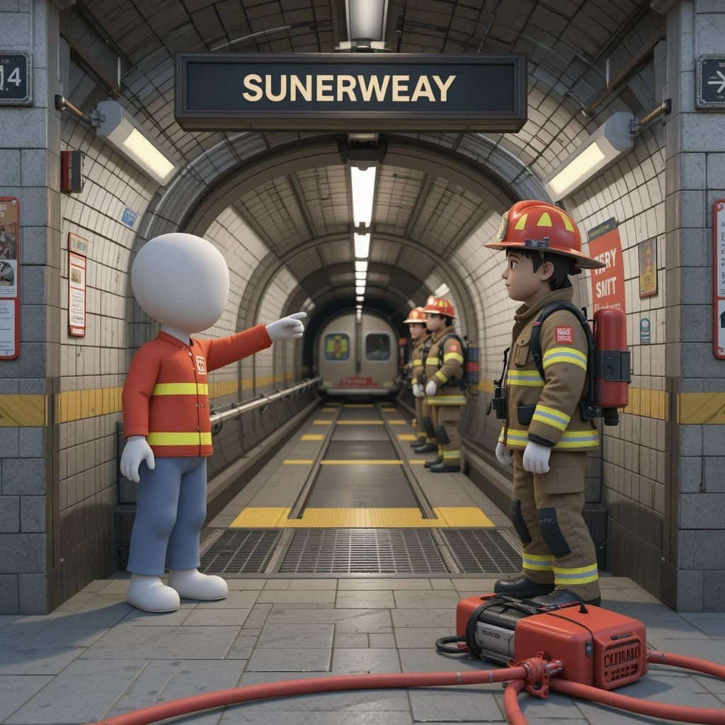 지하철 화재시 대피요령 7가지