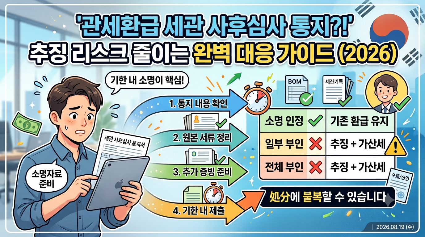 관세환급 세관 사후심사