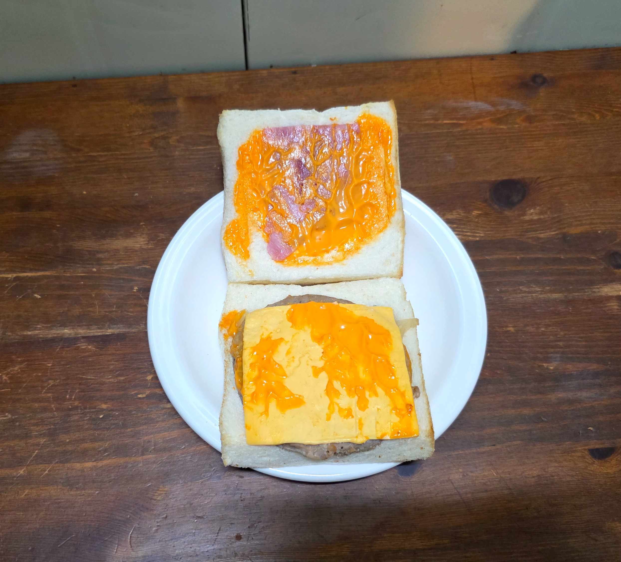 GS25혜자로운베이컨식빵버거