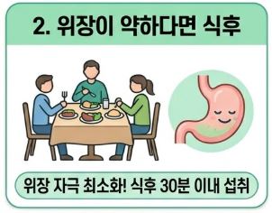 알부민 복용시간