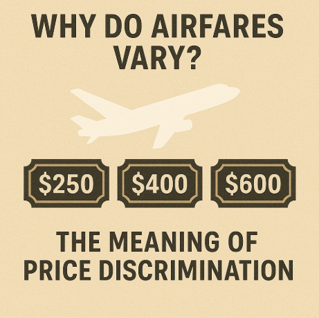 항공권 요금, 가격차별의 진실 관련 이미지