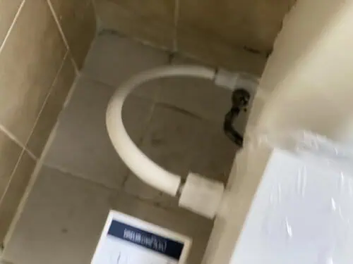 급수 벨브 연결끝