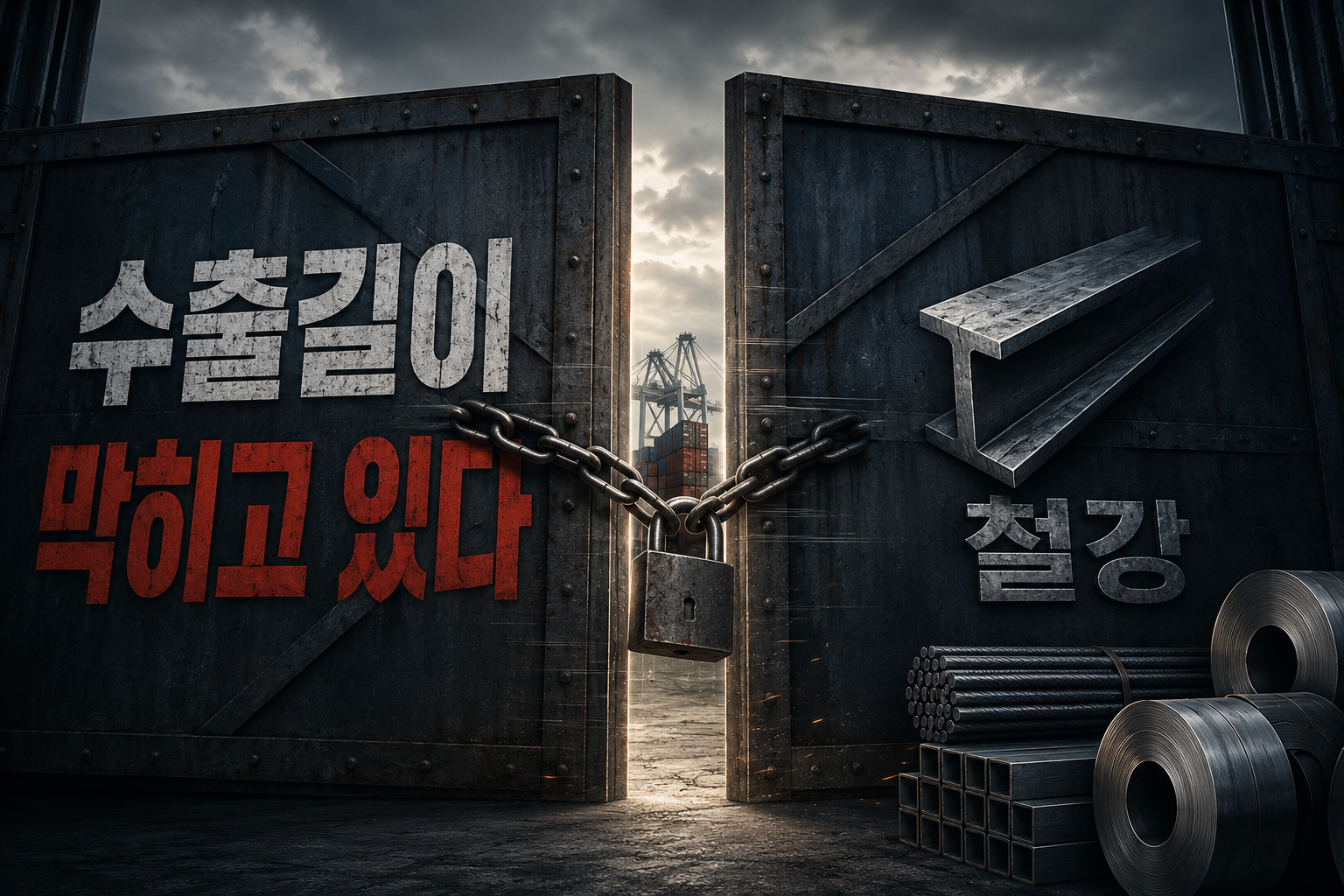 EU의 철강 관세 관련 이미지