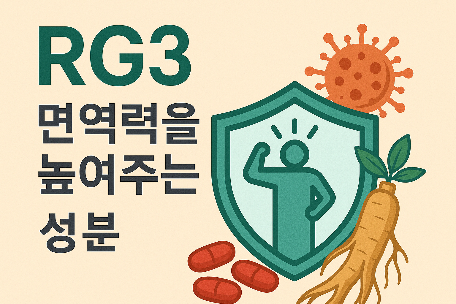 면역력을 높여주는 사포닌 RG3