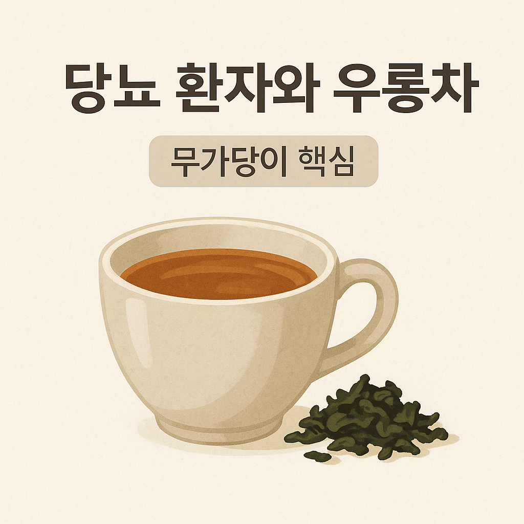 당뇨 환자와 우롱차
