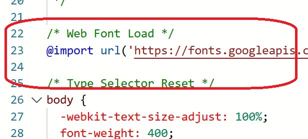 폰트 코드 html 수정