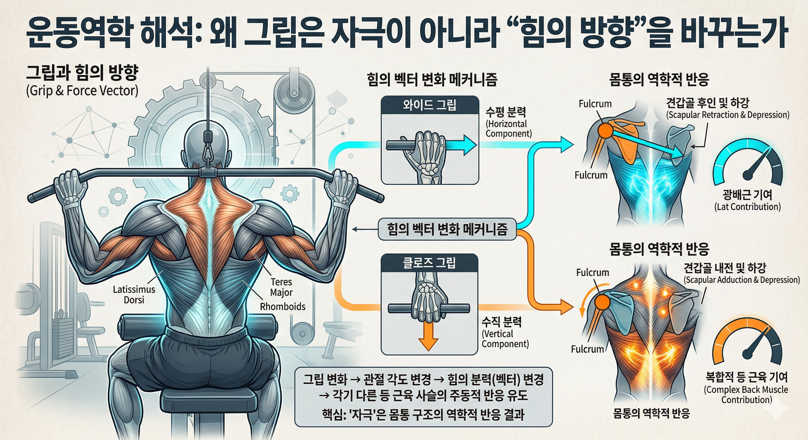 왜 그립은 자극이 아니라 &ldquo;힘의 방향&rdquo;을 바꾸는가
