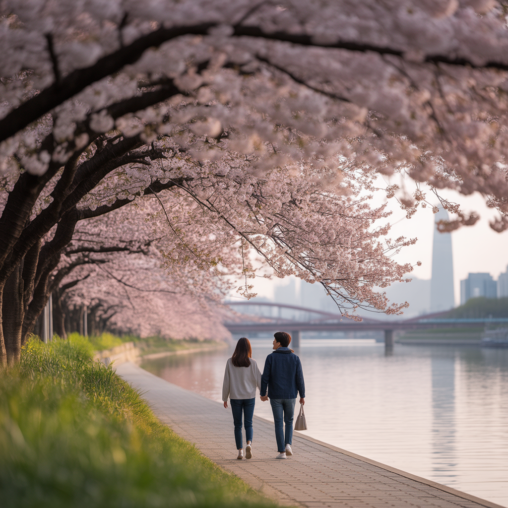 봄 한정🌸 벚꽃까지 보는 한강 자전거 코스