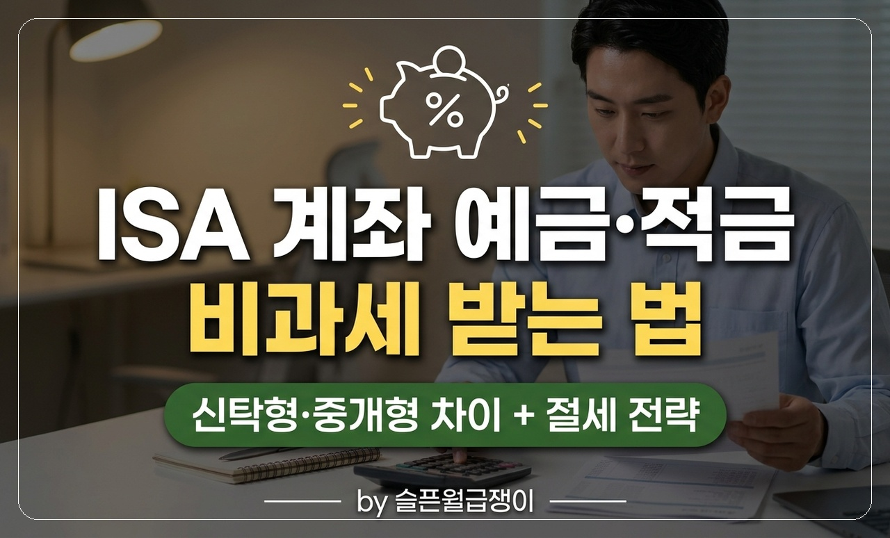ISA 계좌 예금 적금 절세