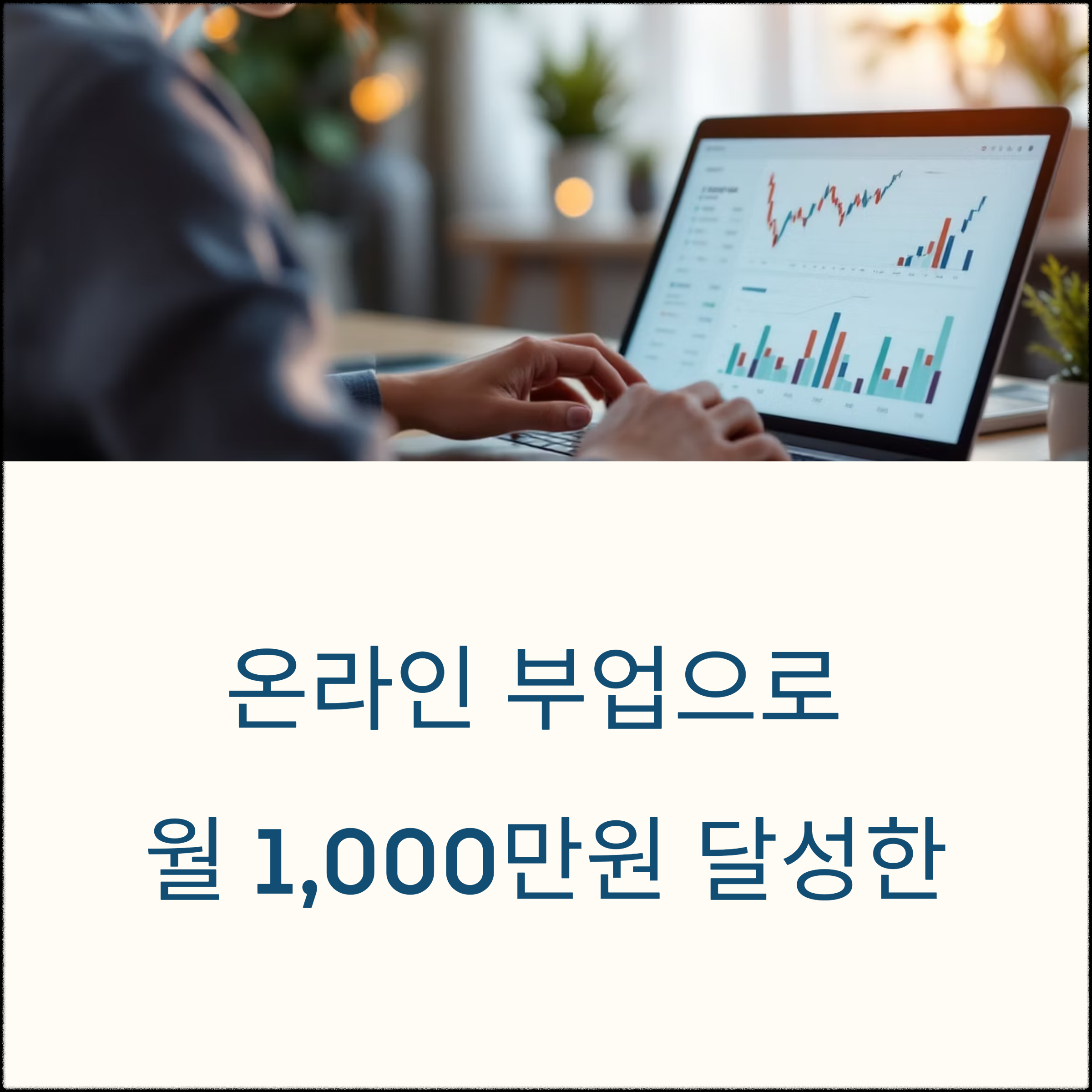 온라인 부업 16주간 월 천 실현한 실전 경험담