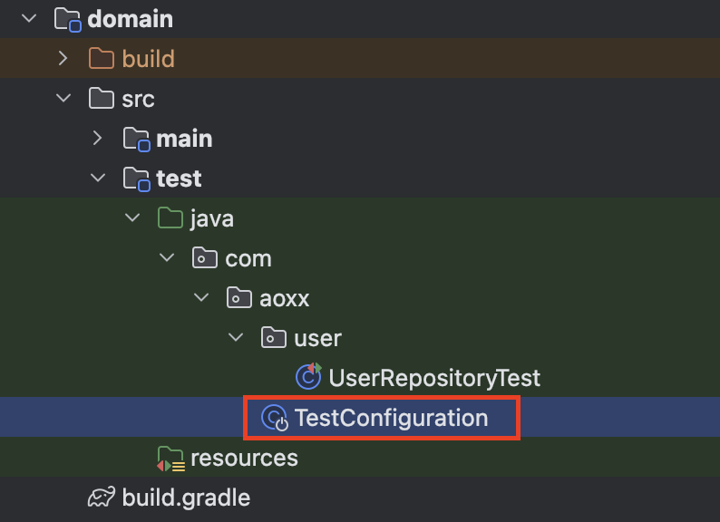 Test에 @SpringBootApplication 설정