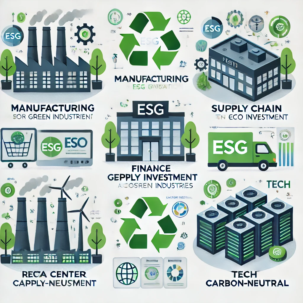 산업별 ESG 적용 사례 분석