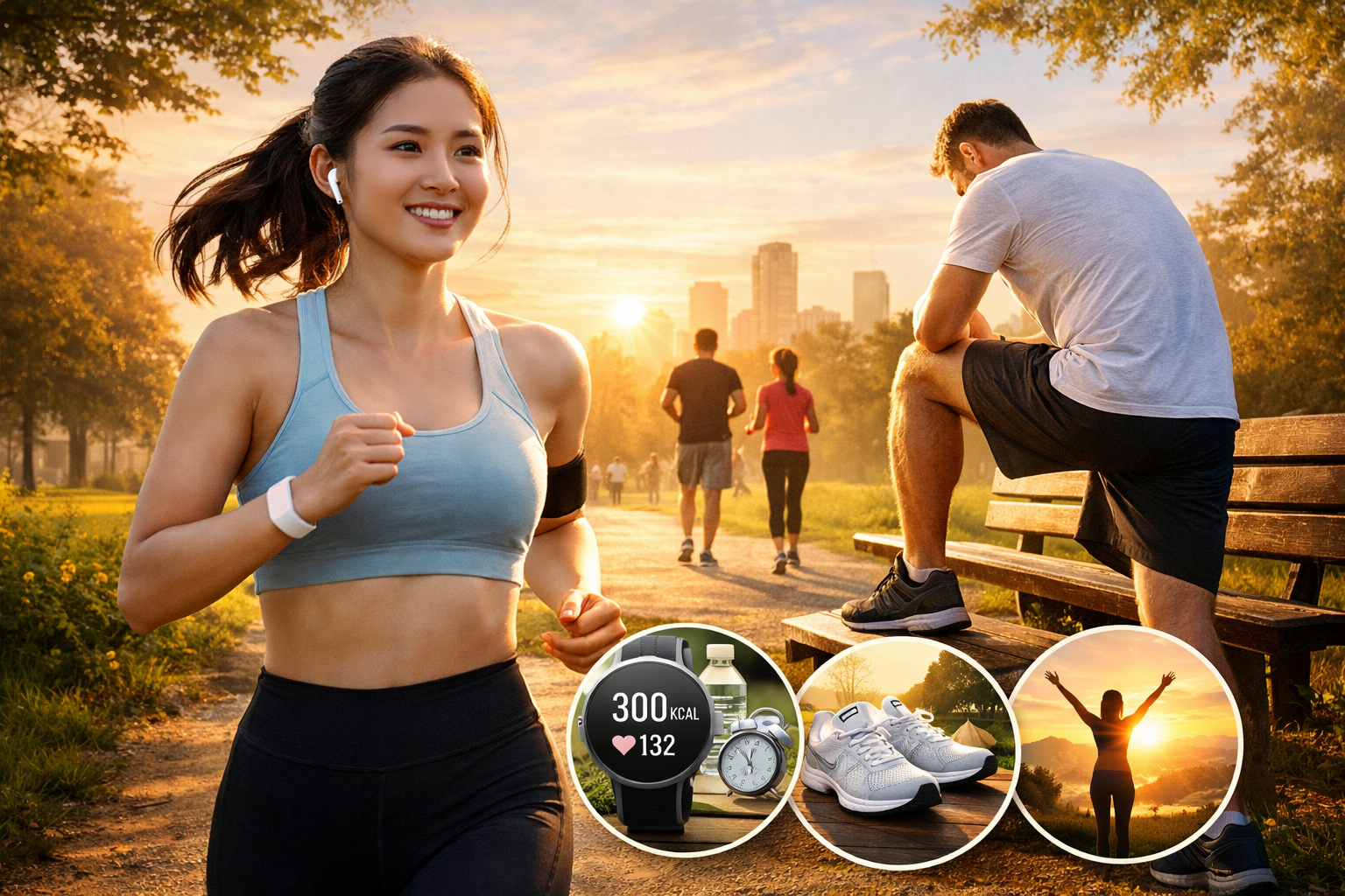 아침 유산소 운동