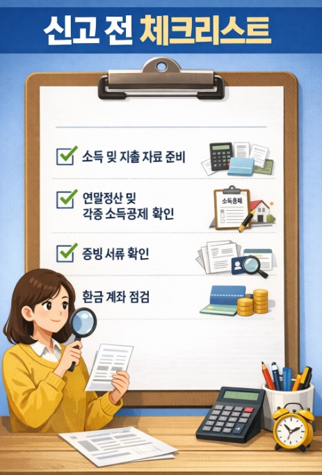 2026 종합소득세 신고기간 언제부터? 대상&middot;환급&middot;가산세까지 한눈에