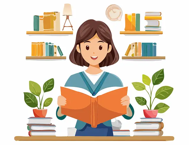 벽 선반을 활용한 미니 도서관 꾸미기