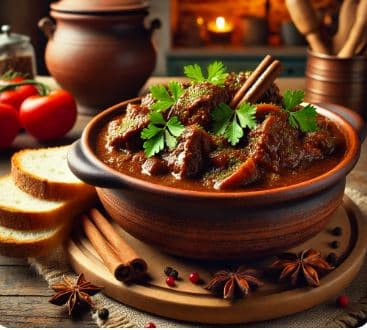 가이아나의 페퍼팟(Pepperpot): 계피와 향신료가 들어간 독특한 소고기 스튜