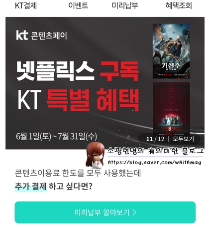 넷플릭스 구독 KT 특별혜택