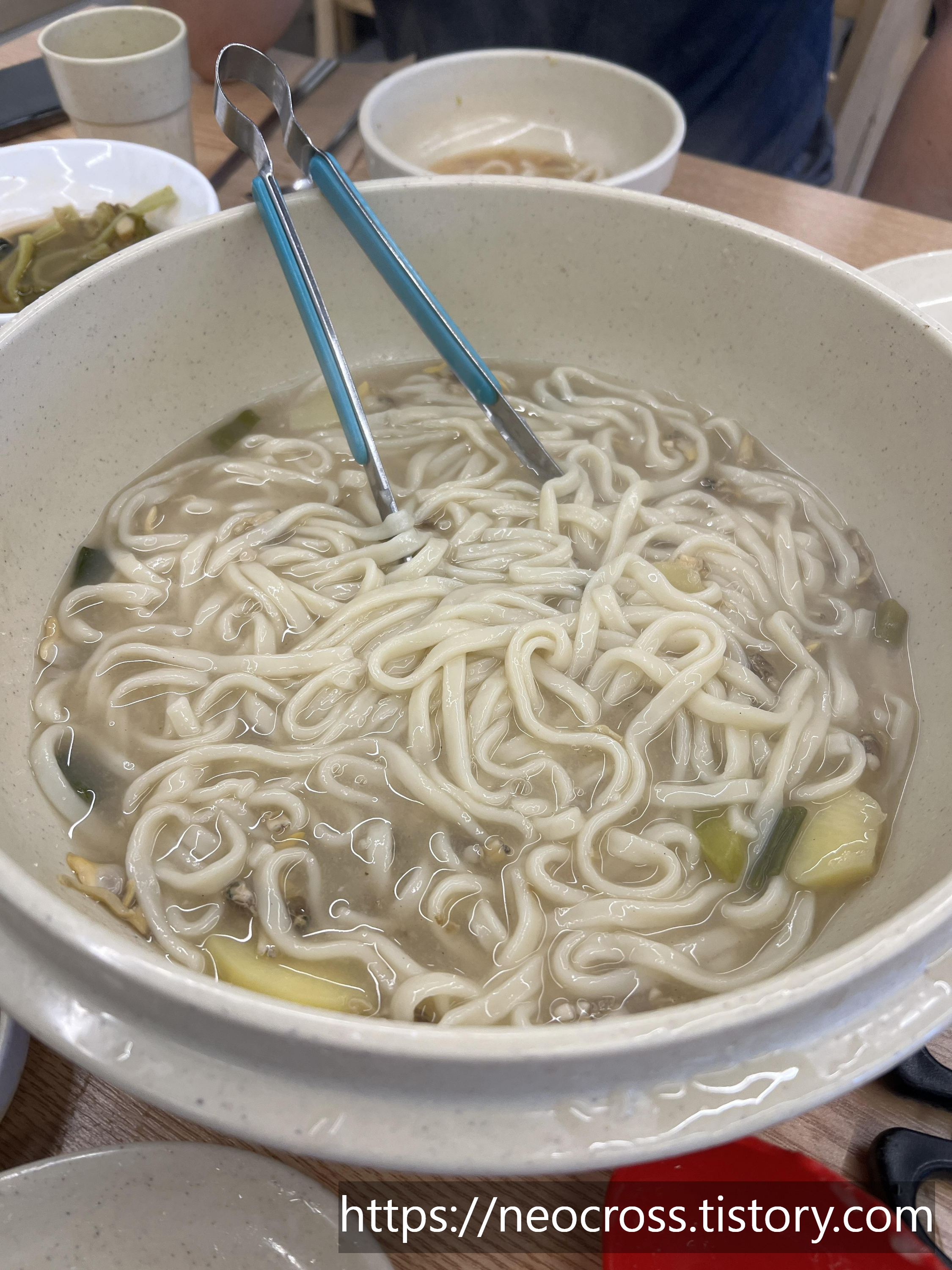 엄지척까투리할매손칼국수 대부도 바지락 칼국수