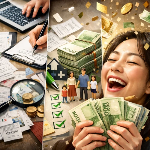 공제 혜택을 확인하는 가족