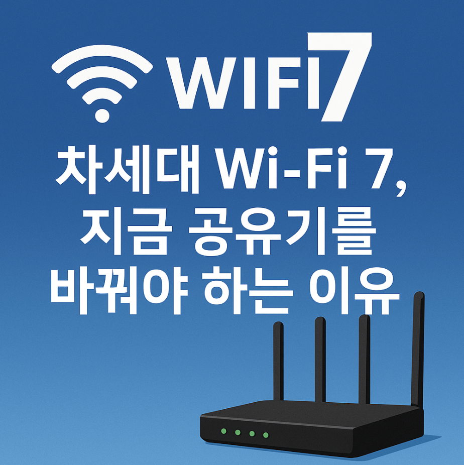 차세대 Wi-Fi 7, 지금 공유기를 바꿔야 하는 이유