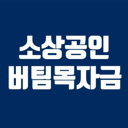 소상공인 버팀목자금