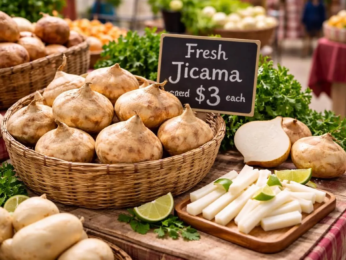 멕시코감자 수확