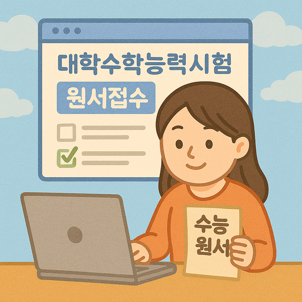 수능 원서접수