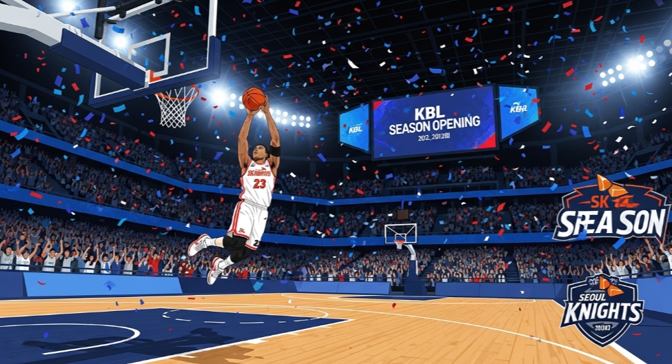 KBL 프로농구 개막전 뷰잉파티 후기