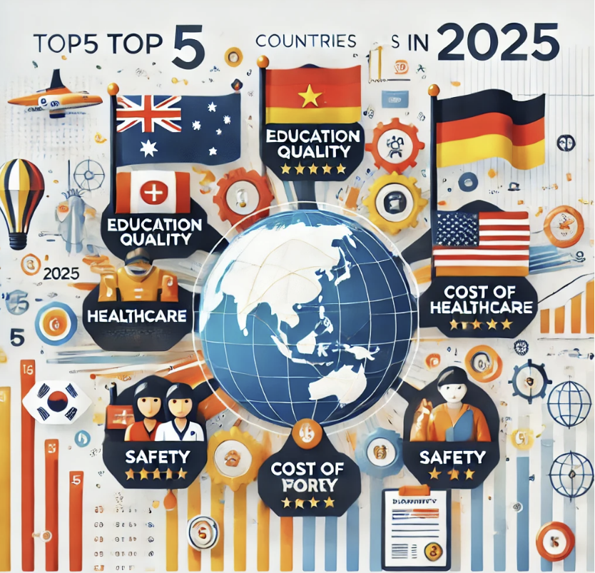 2025년 아시아 가족 이주 추천국 TOP 5