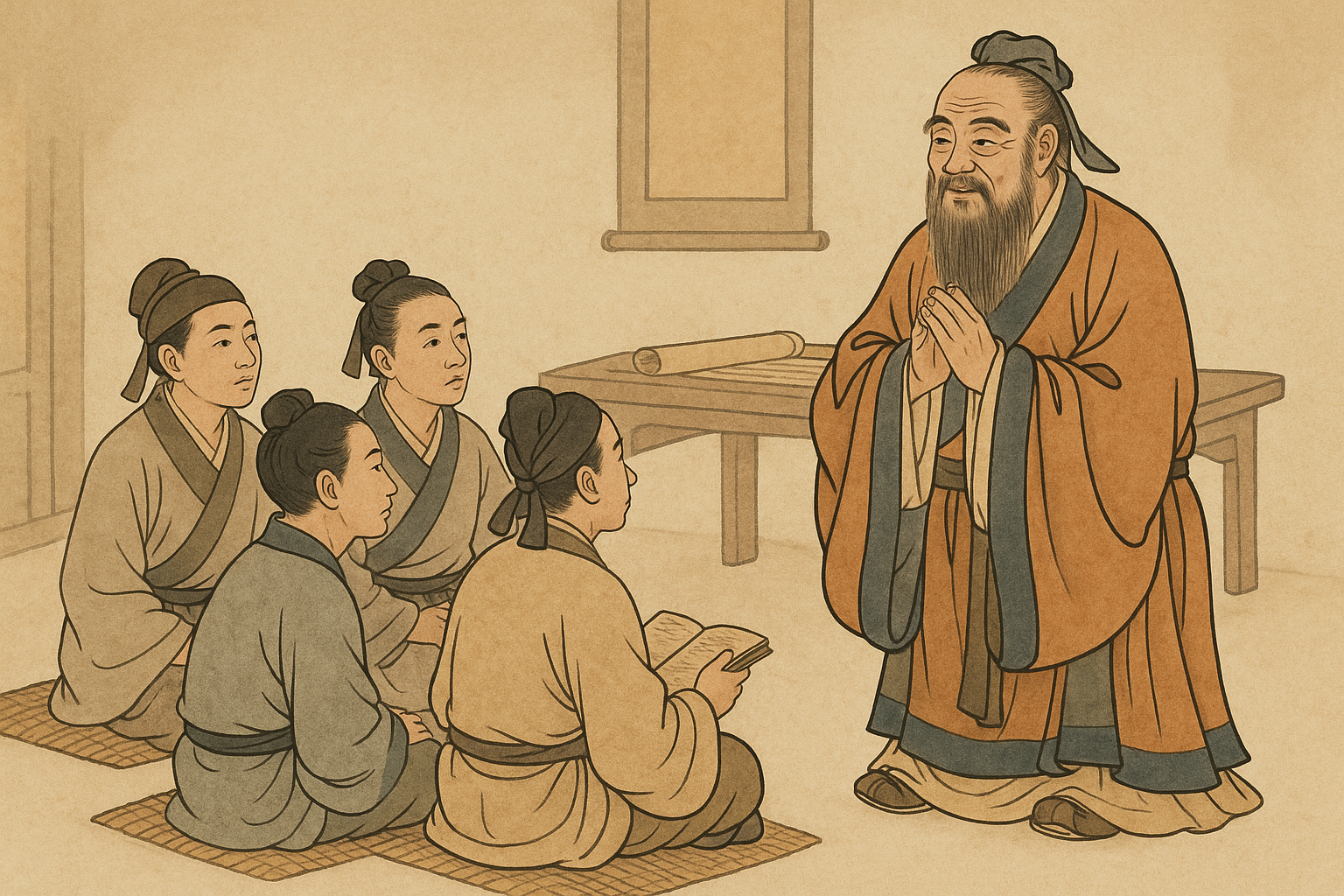 공자와 제자들