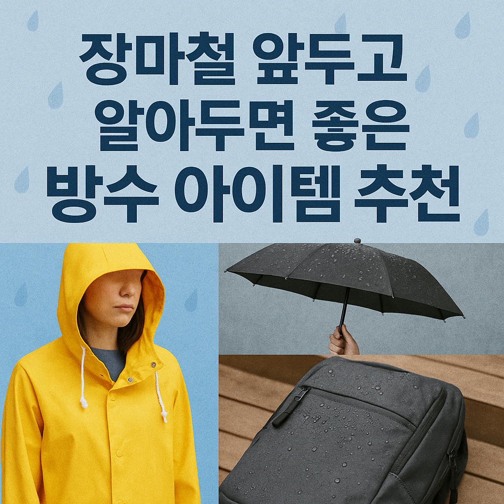 🌧 장마철 앞두고 알아두면 좋은 방수 아이템 추천 (구매링크 &amp; 후기 포함)