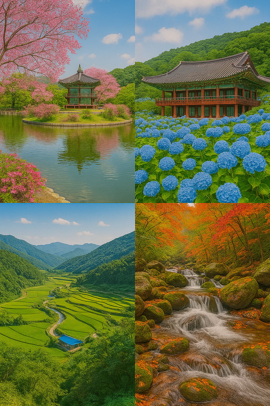 전라도 숨은 여행지 (사계절, 미식, 힐링)