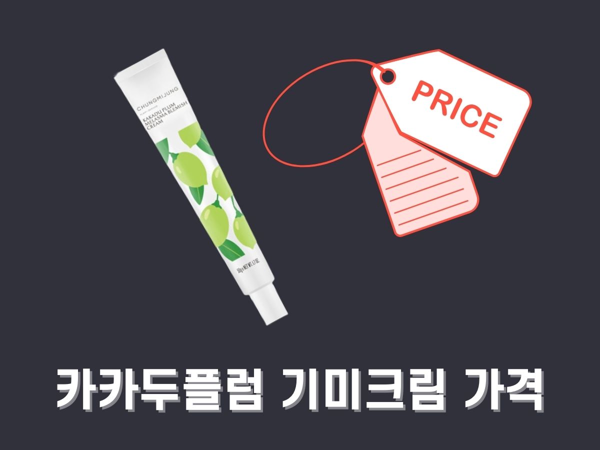 카카두플럼 기미크림 가격