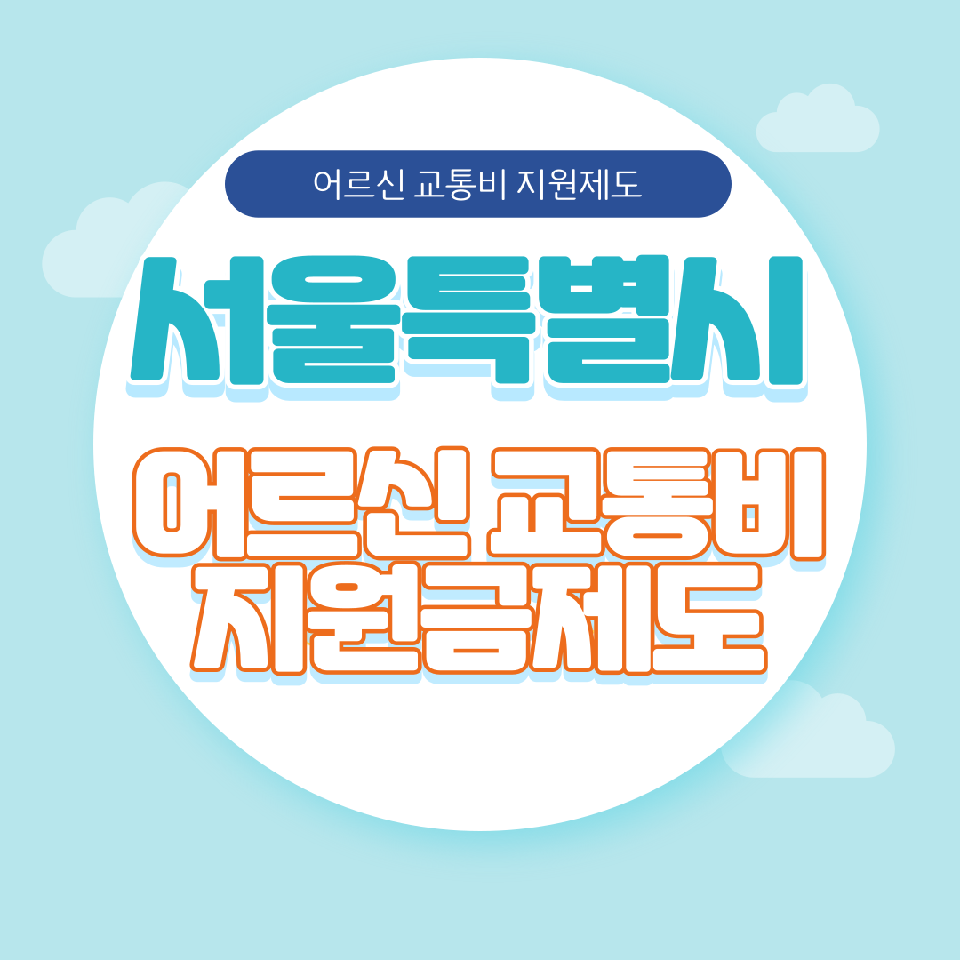 서울특별시 어르신 교통비 지원금 제도