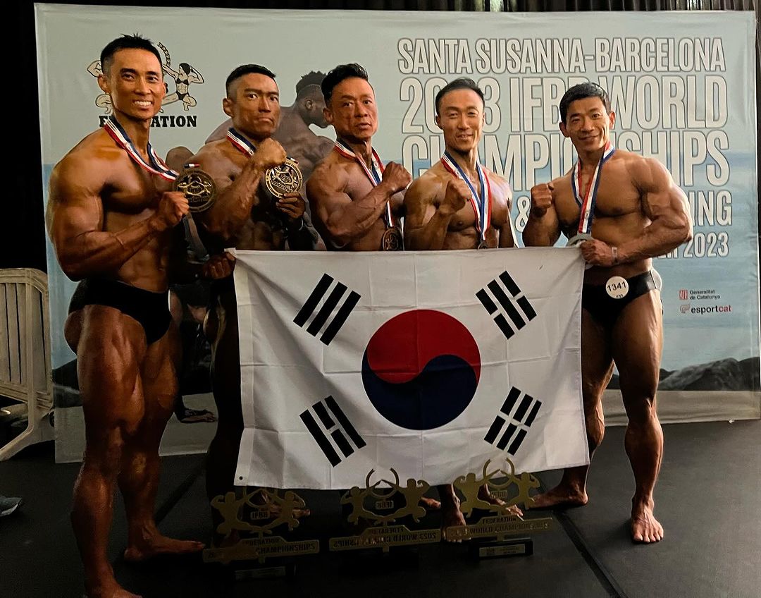 IFBB 대한민국 보디빌딩 국가대표 선수단1