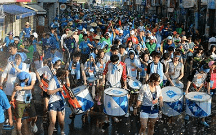 정남진 장흥 물축제