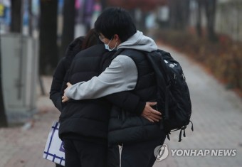 수능시험 모습