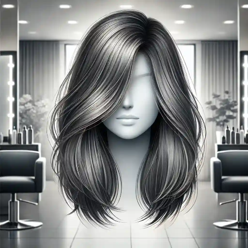 중단발레이어드 컷 1