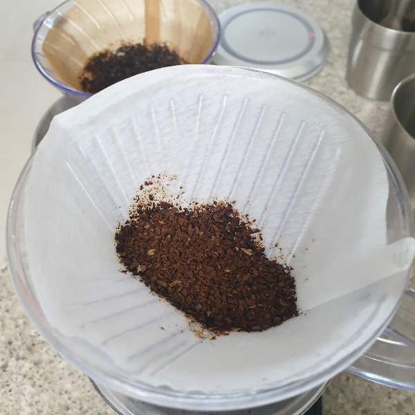 준 사이먼 듀얼 챔버 커피 레시피 드리퍼 2개로 따라하기_4g_추출