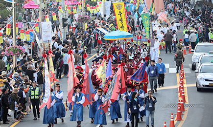 수영좌수사 행렬